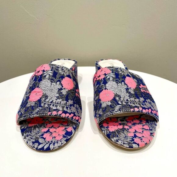 Jeffrey Campbell Floral Block Heel Sandals - Size: 8 - Picture 3 of 10